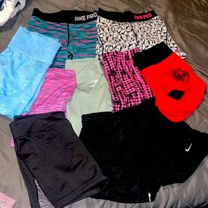 XS workout shorts bundle